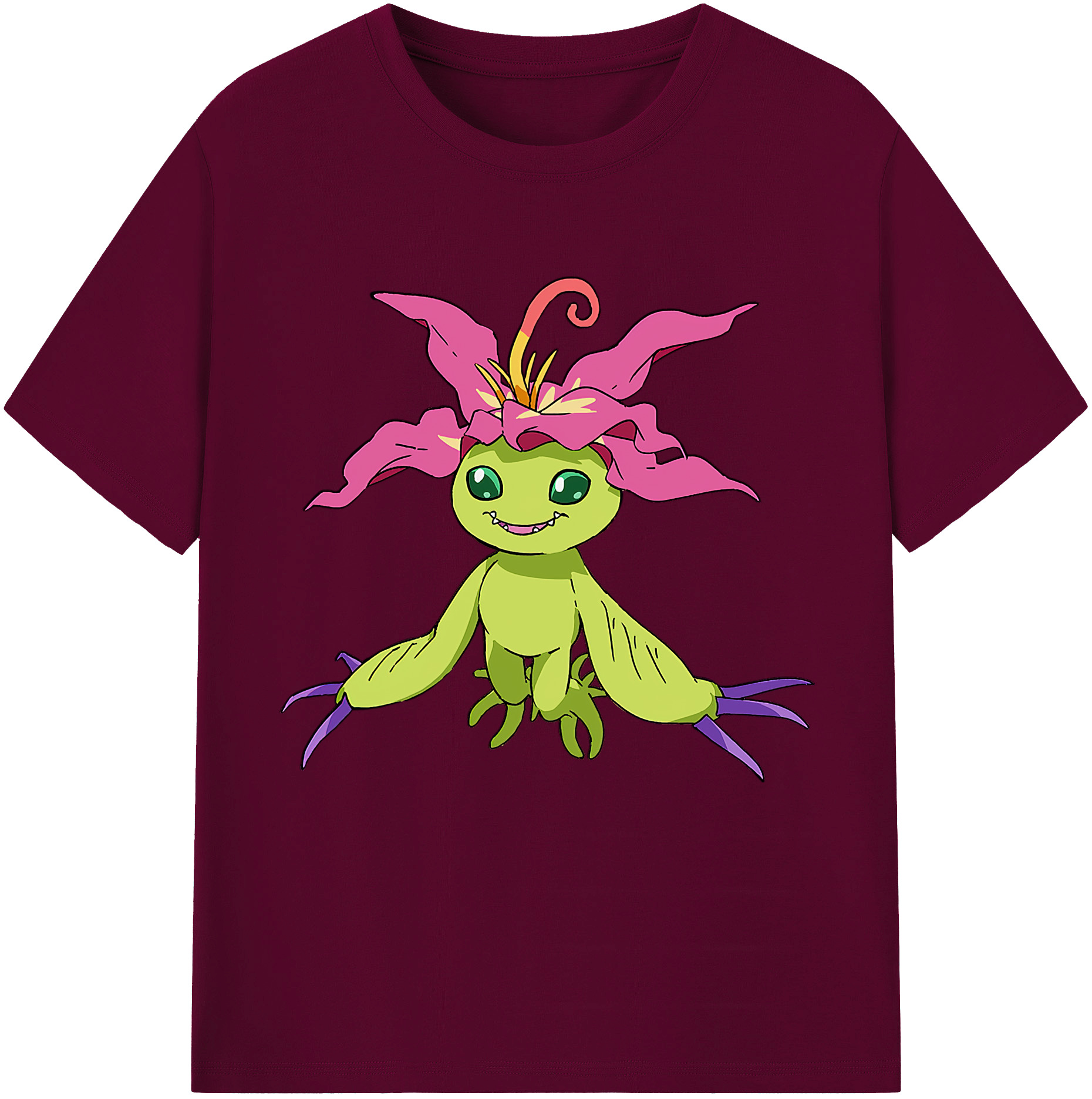 （画像用） Digimon デジタルモンスター/デジモン レディースカジュアルプリントTシャツ（綿100％）